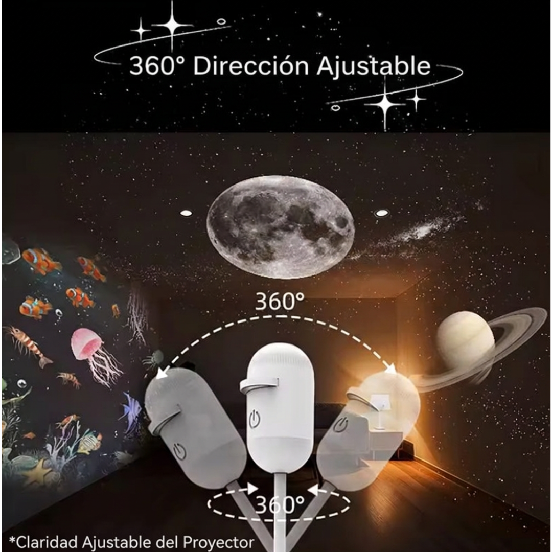 Mini Proyector de Estrellas Galaxy